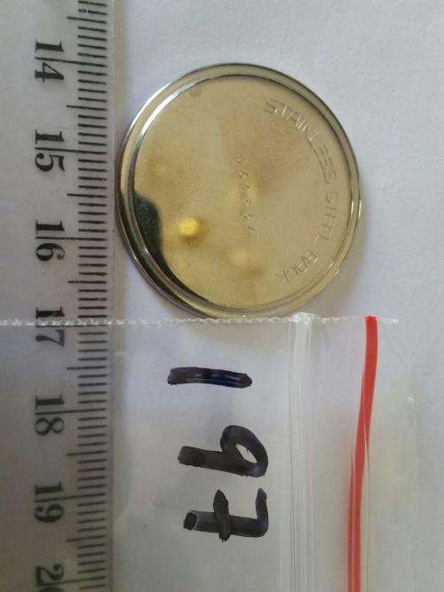 Watch parts - push bottom 062336 - inside 31.5mm -Watchmaker Treasures