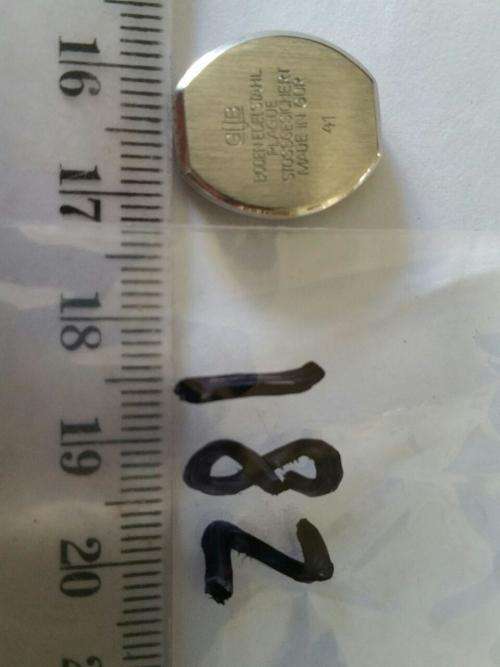 Watch parts - push bottom  - inside 15.2mm -Watchmaker Treasures