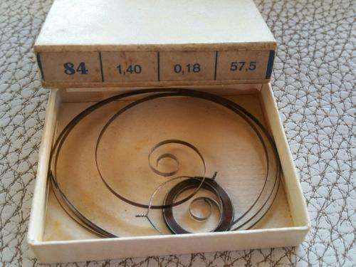 Watch-pocket watch-Stop watch-springs -Watchmaker Treasures -Price p.box (2 springs)
