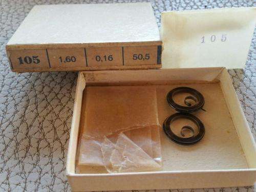 Watch-pocket watch-Stop watch-springs -Watchmaker Treasures -Price p.box (2 springs)