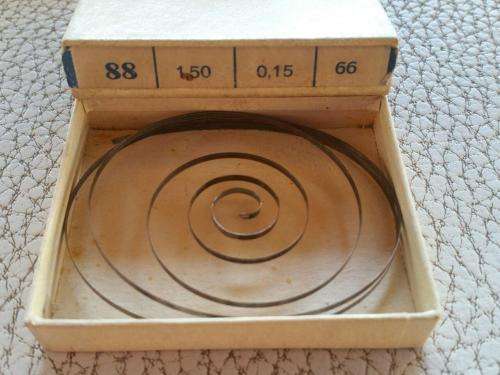 Watch-pocket watch-Stop watch-springs -Watchmaker Treasures -Price p.box (1 spring)