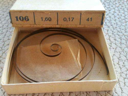 Watch-pocket watch-Stop watch-springs -Watchmaker Treasures -Price p.box (1 spring)