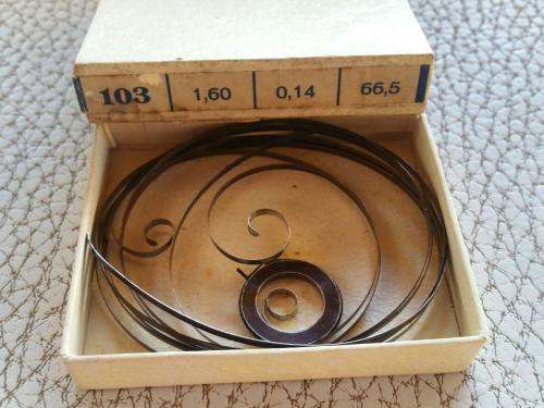 Watch-pocket watch-Stop watch-springs -Watchmaker Treasures -Price p.box (3 springs)