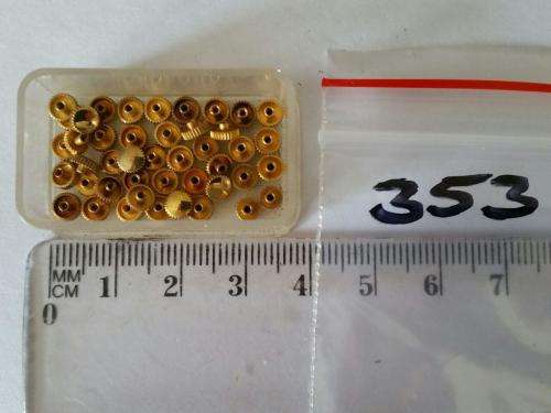 Watch parts- 44 crowns gold plaque` - Watchmaker find your Treasure