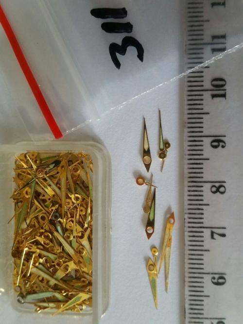 Watch parts-  Box with div. hands  - Watchmaker find your Treasure
