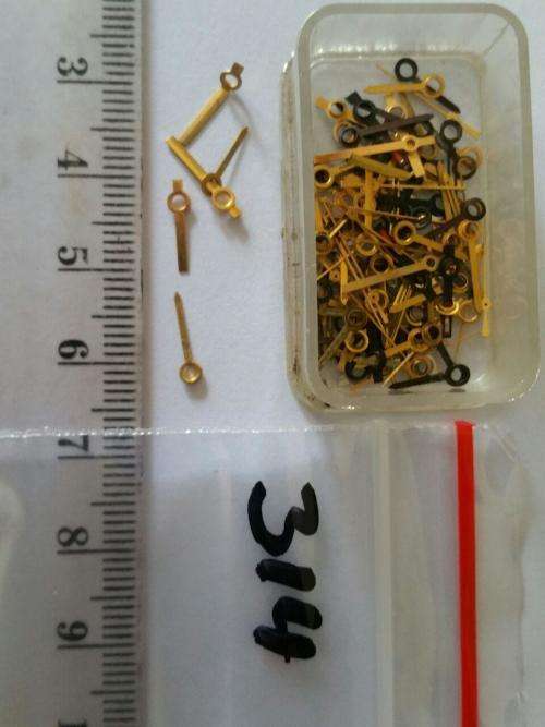 Watch parts-  Box with div. hands  - Watchmaker find your Treasure