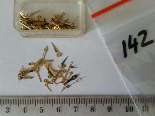 Watch parts- Box with div. hands - Watchmaker find your Treasure