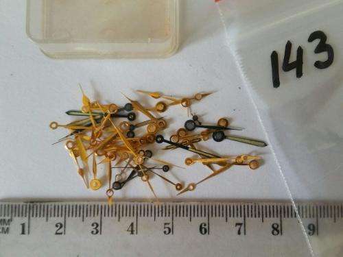 Watch parts- Box with div. hands - Watchmaker find your Treasure