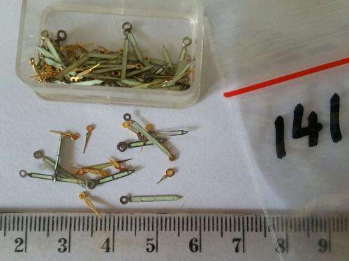 Watch parts- Box with div. hands - Watchmaker find your Treasure