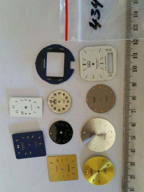 Watch parts- lot of dials- Watchmaker find your Treasure