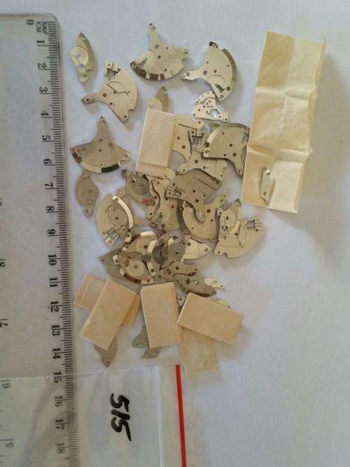 Steampunk Watch parts- lot of cover plates for mechanical movements with jewels- Watchmaker Treasure