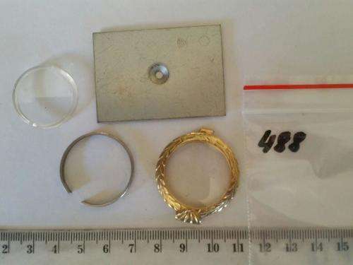 Steampunk Watch Parts Karl Lagerfeld Glass with Frame and Back Minimat Watchmaker Treasure
