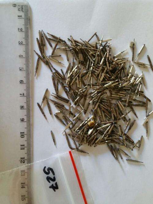 Steampunk - Watch parts winding stems diverse -Watchmaker Treasures