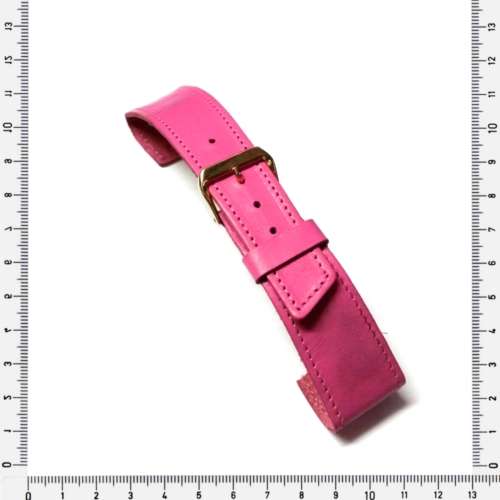 Strap, 24mm watch strap, genuine leather strap, pink, no spring bars needed, Strap Made in Germany
