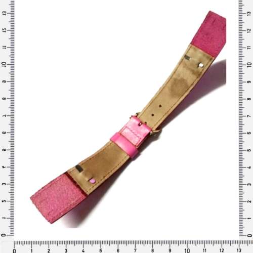 Strap, 24mm watch strap, genuine leather strap, pink, no spring bars needed, Strap Made in Germany