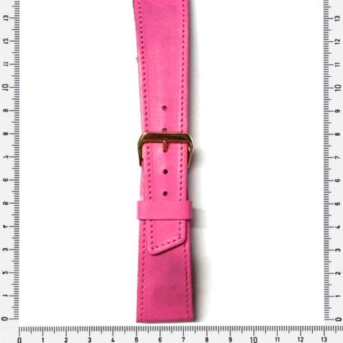 Strap, 24mm watch strap, genuine leather strap, pink, no spring bars needed, Strap Made in Germany