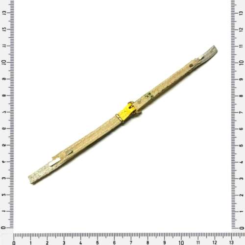 Strap, 6mm watch strap, genuine leather strap, yellow, no spring bars needed, Germany Strap