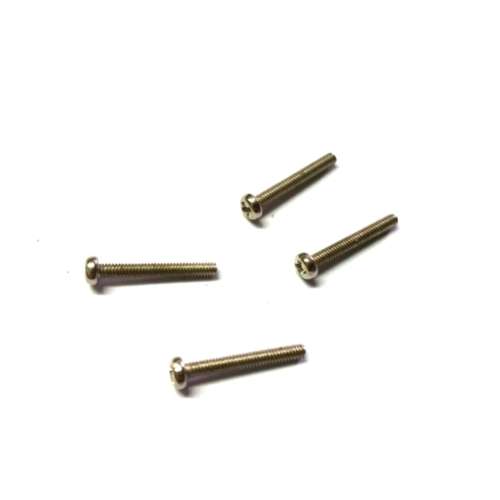 16.4 x 1.9mm Stainless Steel Phillips Pan Head Machine Screws 4Pcs Cross Metric