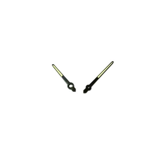 spares / small phosphor hands 28.4mmand22.0mm / Watchmaker Treasures pr.p.pair