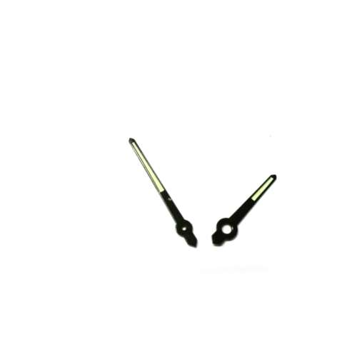 spares / small phosphor hands 26.1mmand19.7mm / Watchmaker Treasures pr.p.pair