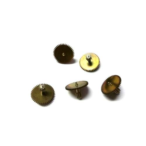 Clock parts / 12.6 x 9.8mm movement gears / spares / parts -Watchmaker Treasures 1pc