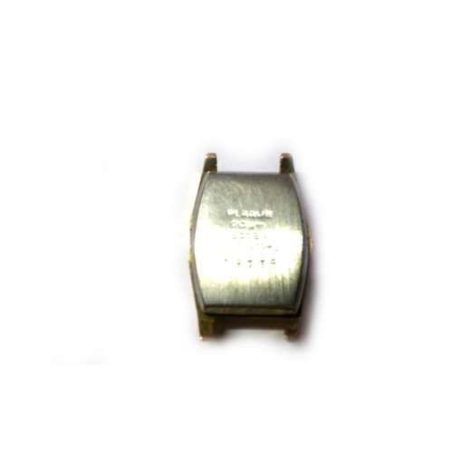 Watch parts /spares /Vintage - case without glass / gold plaque` / 28mm x 17mm-Watchmaker Treasures