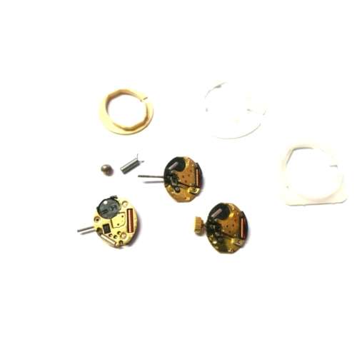 Ladies Watch parts / spares / 3movements and holder /not working/ 15.5x13mm -Watchmaker Treasures