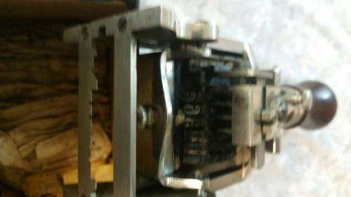 Tools / Antiques / automatic consecutive number stamp with original Box / Made in Germany