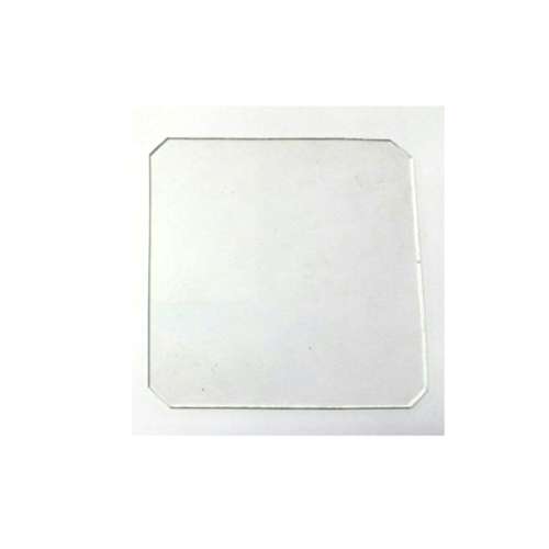 CLOCK FACE GLASS / square with edges 110,7mm x 110,7mm - Price p. glass