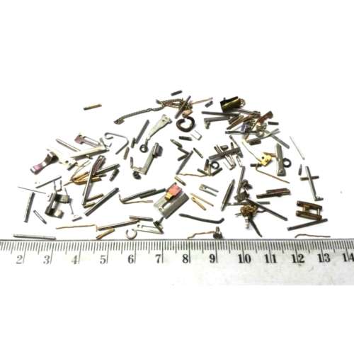 Watch parts / lot of strap parts / gold plated / Stainless steel / bicolor - Watchmaker Treasure