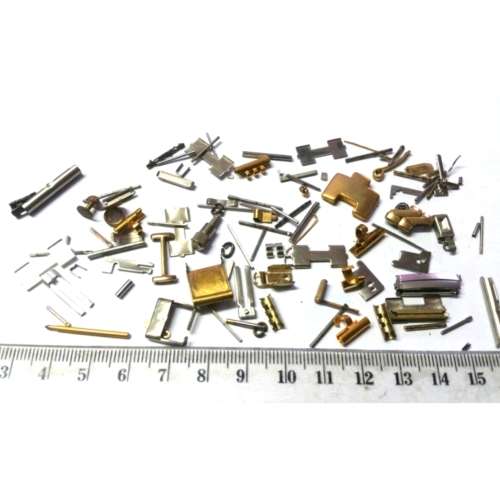 Watch parts / lot of strap parts / gold plated / Stainless steel / bicolor - Watchmaker Treasure
