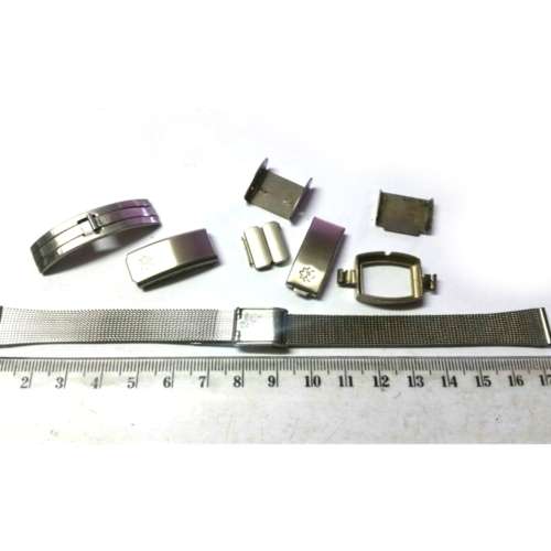 Watch parts / lot of strap parts / Stainless steel and Titanium - Watchmaker Treasure