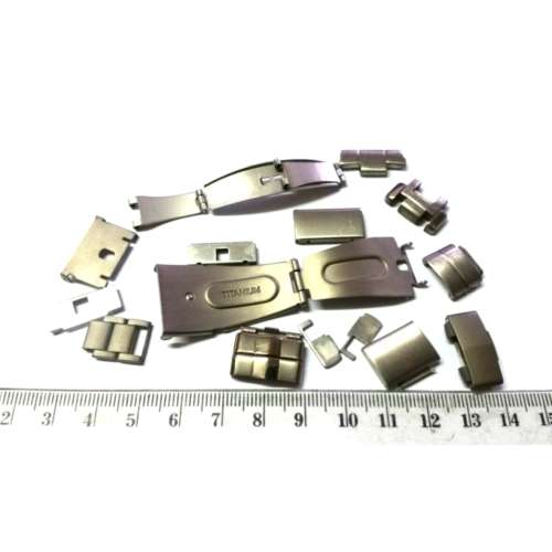 Watch parts / lot of strap parts /  Titanium - Watchmaker Treasure