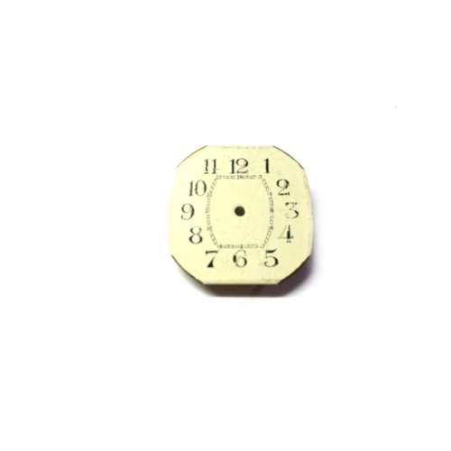 Watch Dial  / Vintage /  white / 22.3x22.5mm  /  Watchmaker / Crafter / Steampunk - Treasures