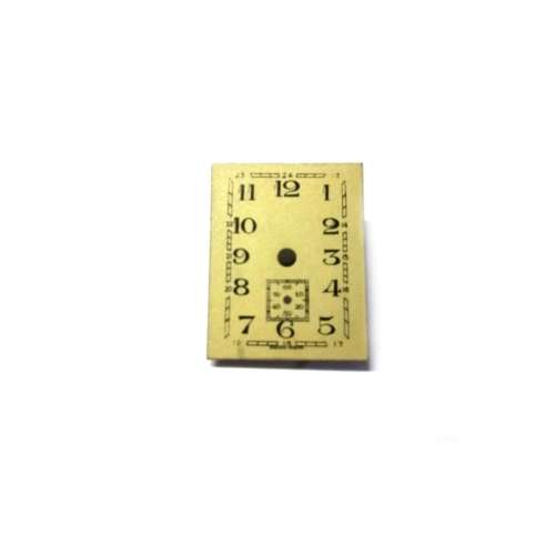 Watch Dial  / Vintage /  gold color / 24.5x19mm  /  Watchmaker / Crafter / Steampunk - Treasures