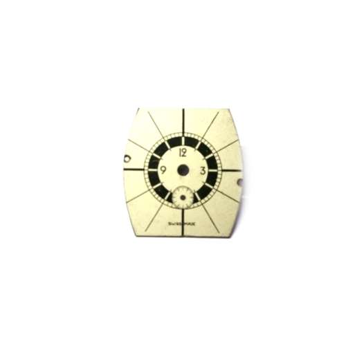 Watch Dial  / Vintage /  silver color / 25x23mm  /  Watchmaker / Crafter / Steampunk - Treasures