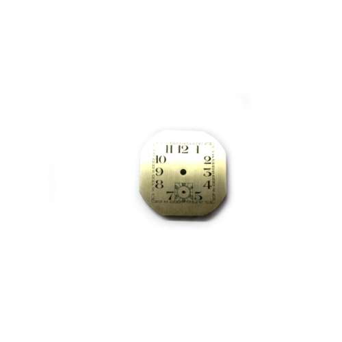 Watch Dial  / Vintage / silver color / 21x22.5mm  /  Watchmaker / Crafter / Steampunk - Treasures