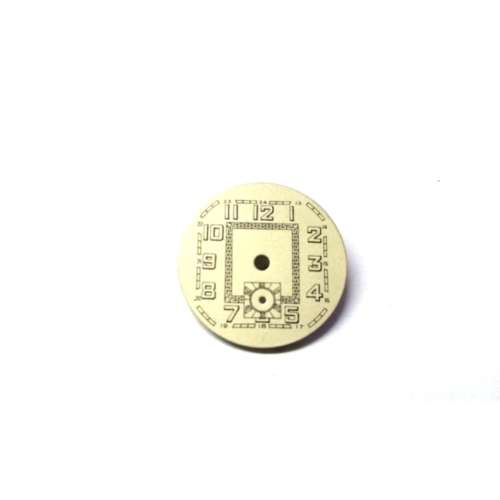 Watch Dial  / Vintage / silver white color / 23.5mm  /  Watchmaker / Crafter / Steampunk - Treasures