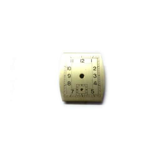 Watch Dial  / Vintage / silver color / 23x21mm  /  Watchmaker / Crafter / Steampunk - Treasures
