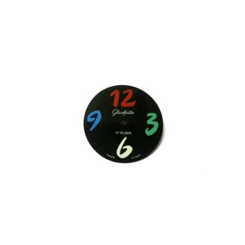 Watch Dial  / Vintage / black / 25.7mm  /  Watchmaker / Crafter / Steampunk - Treasures
