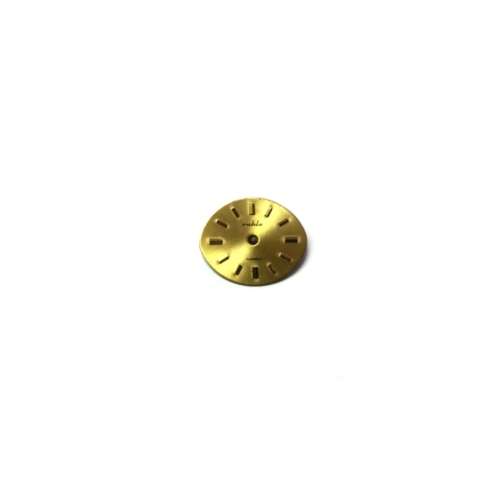 Watch Dial  / Vintage / gold color / 15.5x18.9mm  /  Watchmaker / Crafter / Steampunk - Treasures