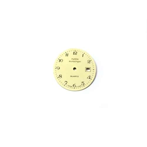 Watch Dial  / Vintage / creme color / 32.0mm  /  Watchmaker / Crafter / Steampunk - Treasures