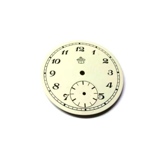 Watch Dial  / Vintage / white color / 42.0mm  /  Watchmaker / Crafter / Steampunk - Treasures