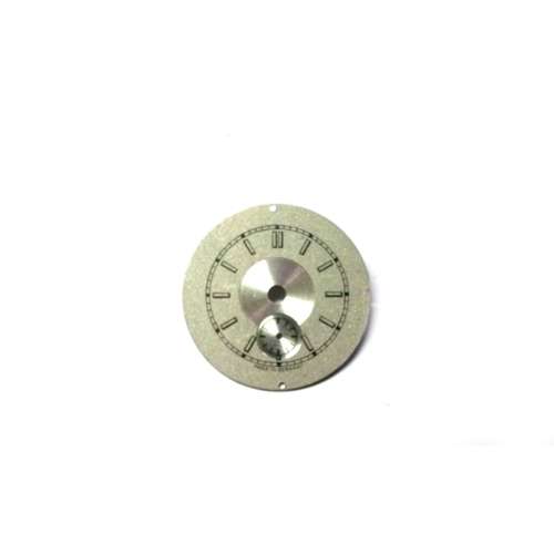 No Name Watch Dial  / Vintage / silver / 23.5mm  /  Watchmaker / Crafter / Steampunk