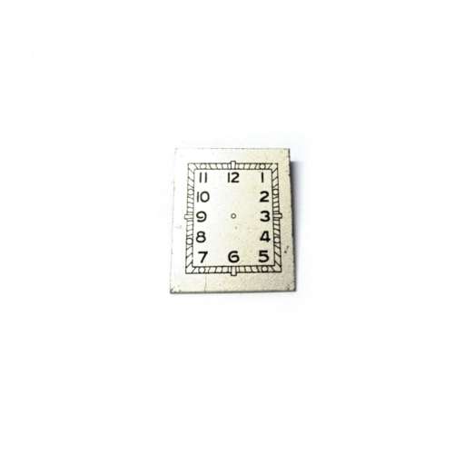 No Name Watch Dial  /Germany / Vintage  /25.0x20.5mm  /  Watchmaker / Crafter / Steampunk