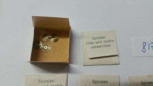 Watch Parts Spares / Unused / Movement Parts /  Watchmaker / Price 5 Pockets