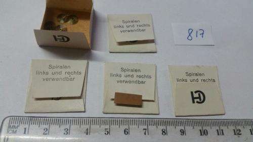 Watch Parts Spares / Unused / Movement Parts /  Watchmaker / Price 5 Pockets