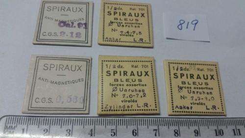 Watch Parts Spares / Unused / Movement Parts /  Watchmaker / Price 5 Pockets