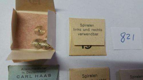 Watch Parts Spares / Unused / Movement Parts /  Watchmaker / Price 5 Pockets