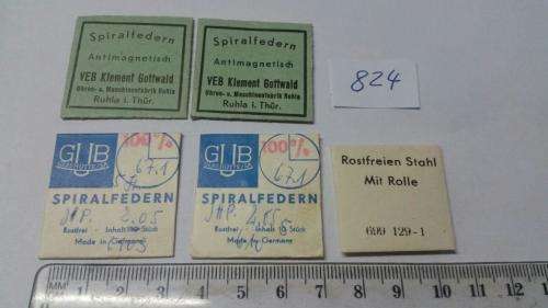 Watch Parts Spares / Unused / Movement Parts /  Watchmaker / Price 5 Pockets